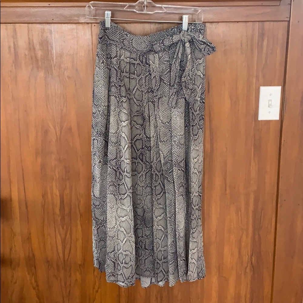 Maeve snakeskin skirt